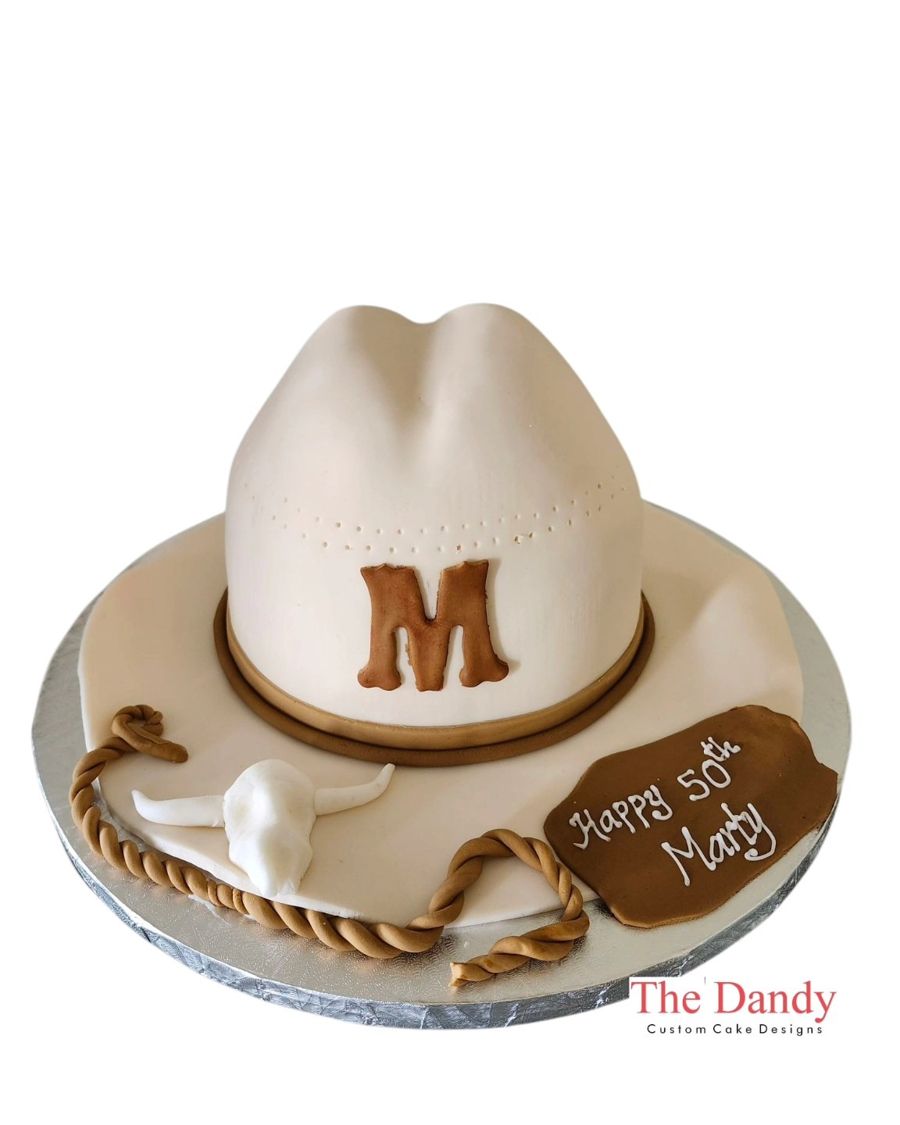 Cowboy hat cake